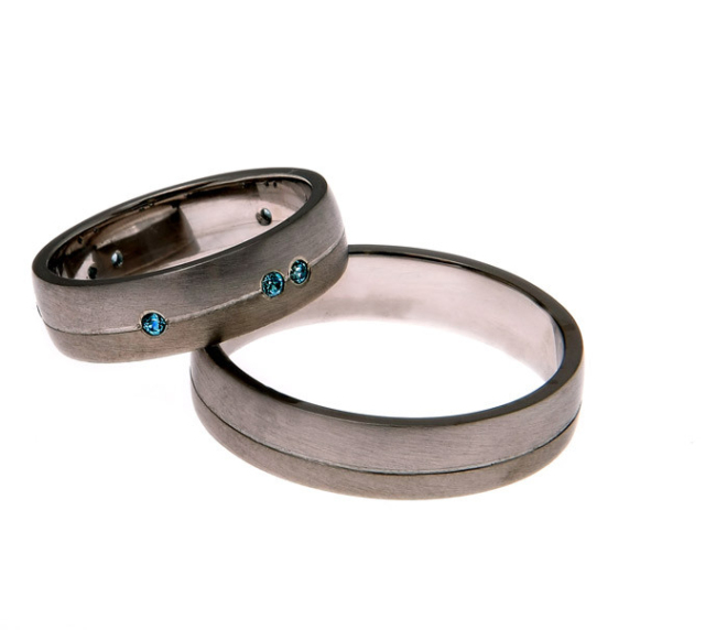 Poročni prstani iz titana